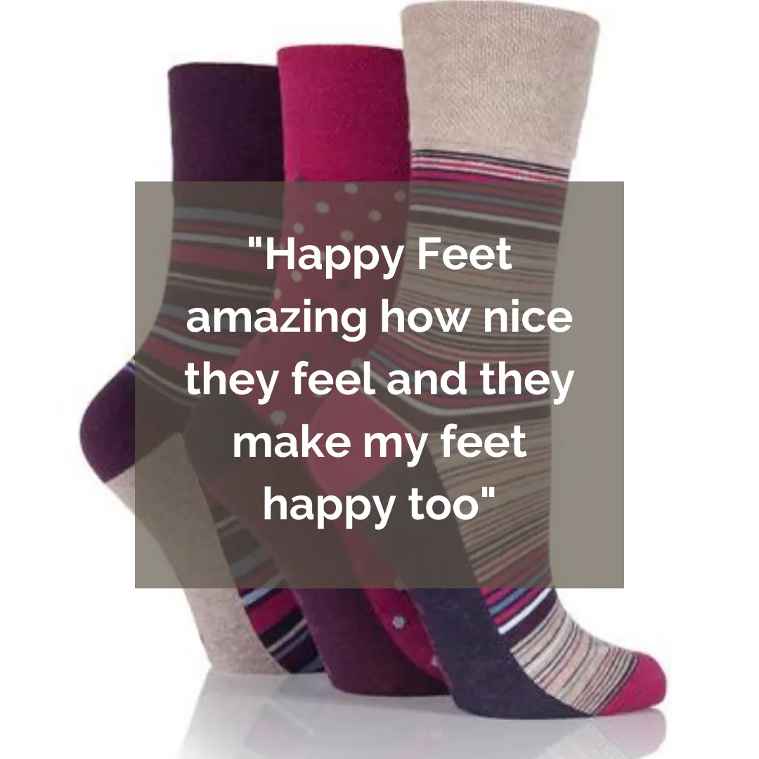 Amy Stripe Non Binding Socks for Women