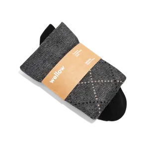 Charcoal Argyle - 3 pack