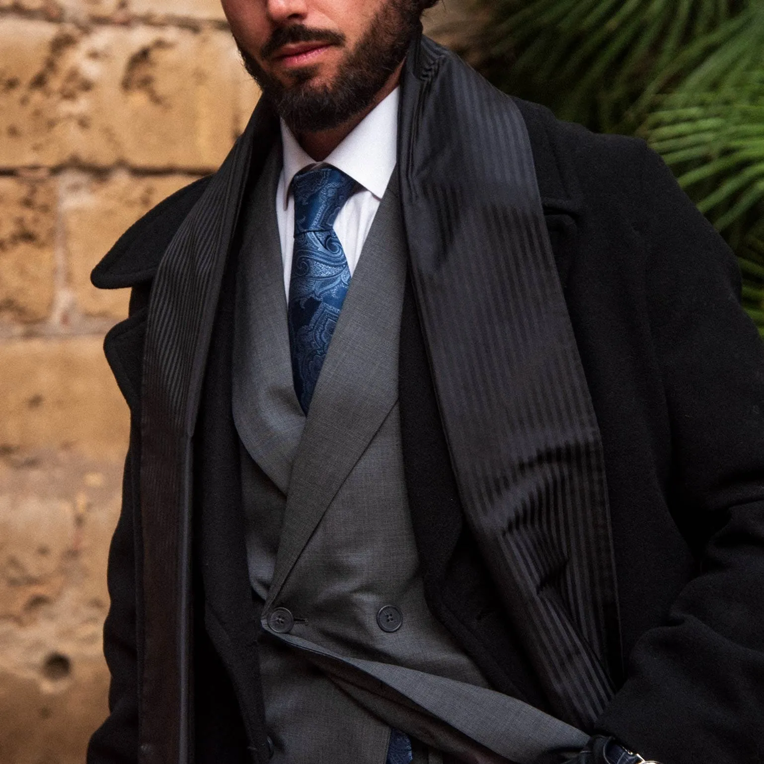 Cortina - Silk Jacquard Tie - Royal Blue