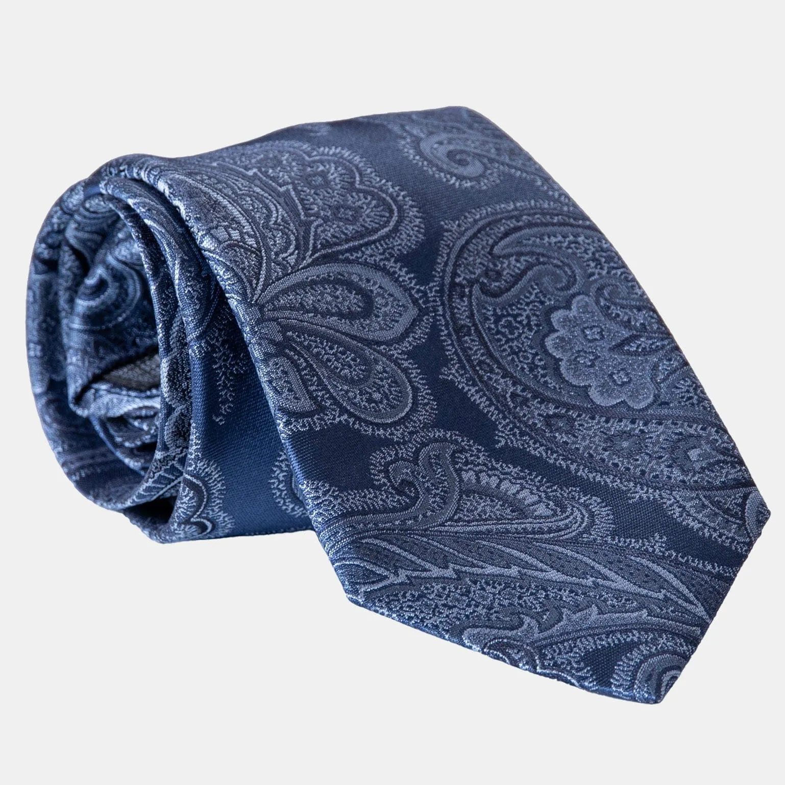 Cortina - Silk Jacquard Tie - Royal Blue