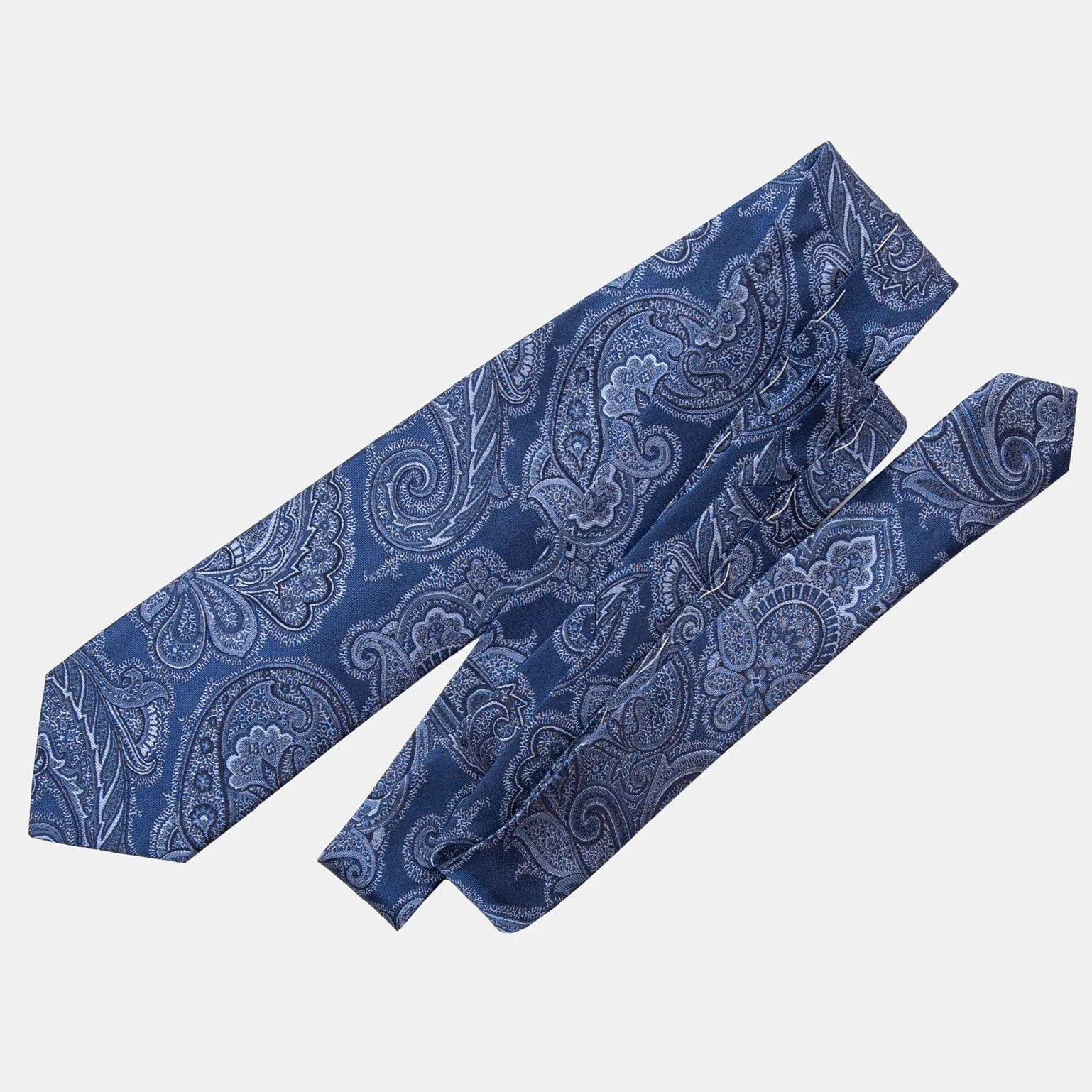 Cortina - Silk Jacquard Tie - Royal Blue