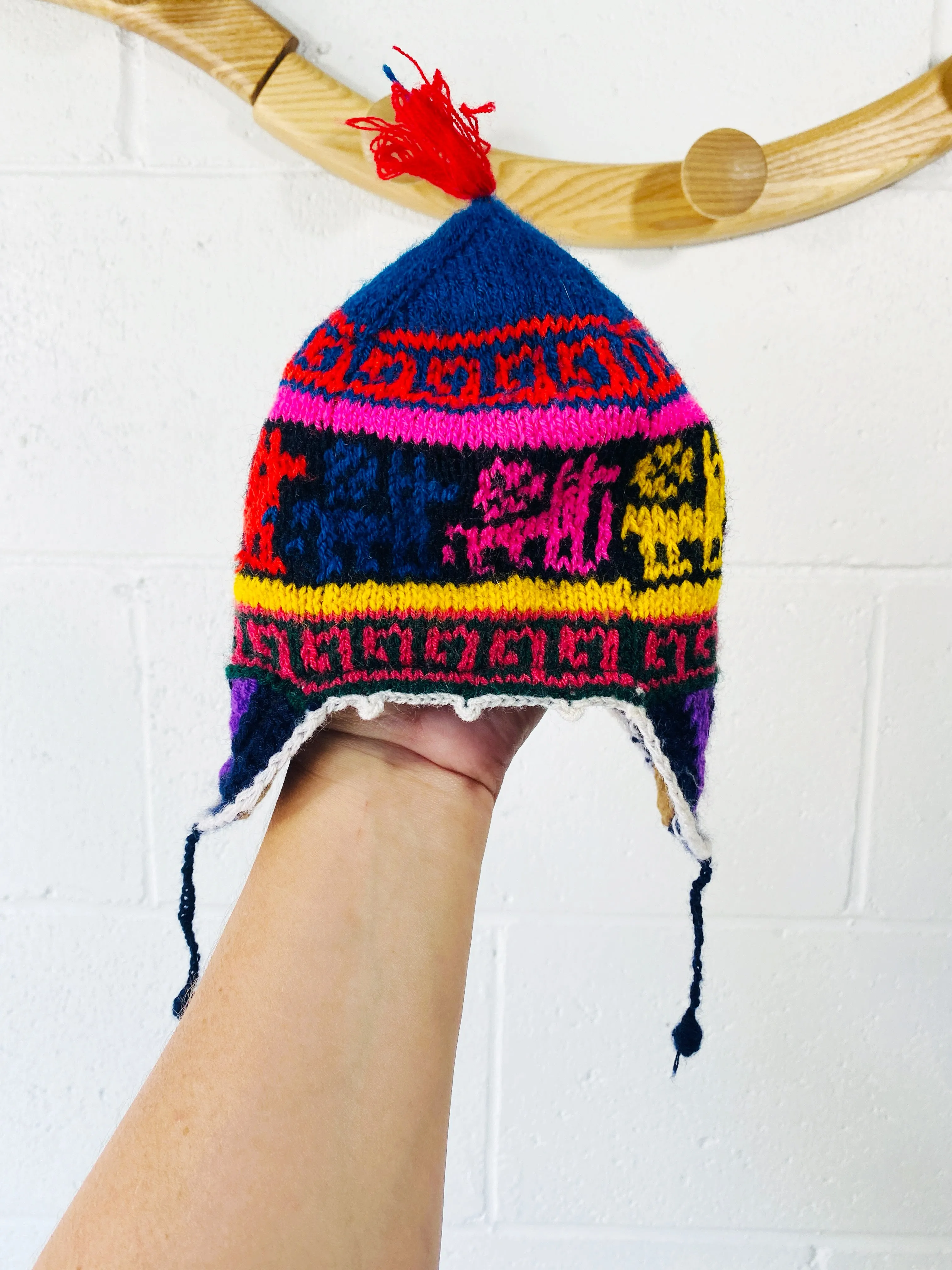 Llama Ear Flap Hat, 6-12 months