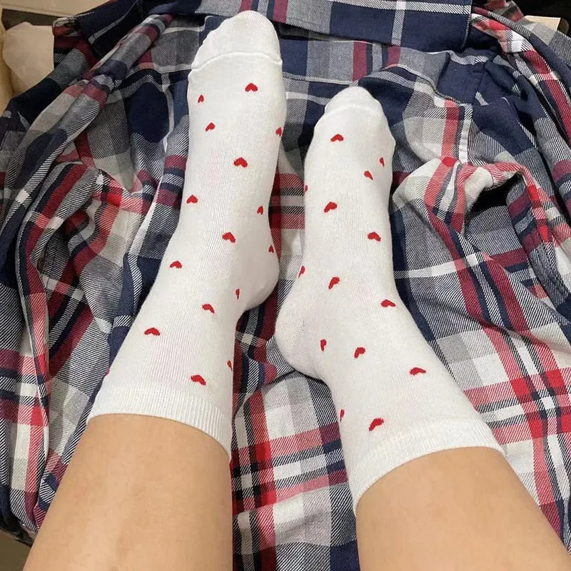 Long Cotton Printed Socks