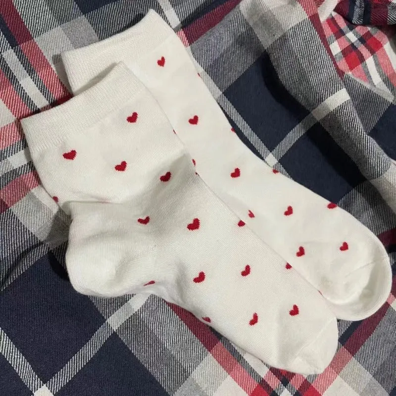 Long Cotton Printed Socks
