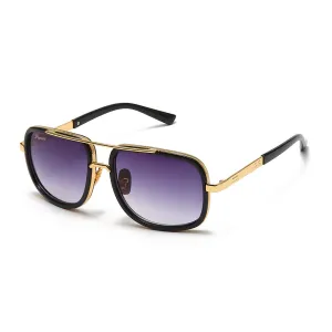 Men's Fevani Violet Square Oversized Sunglasses