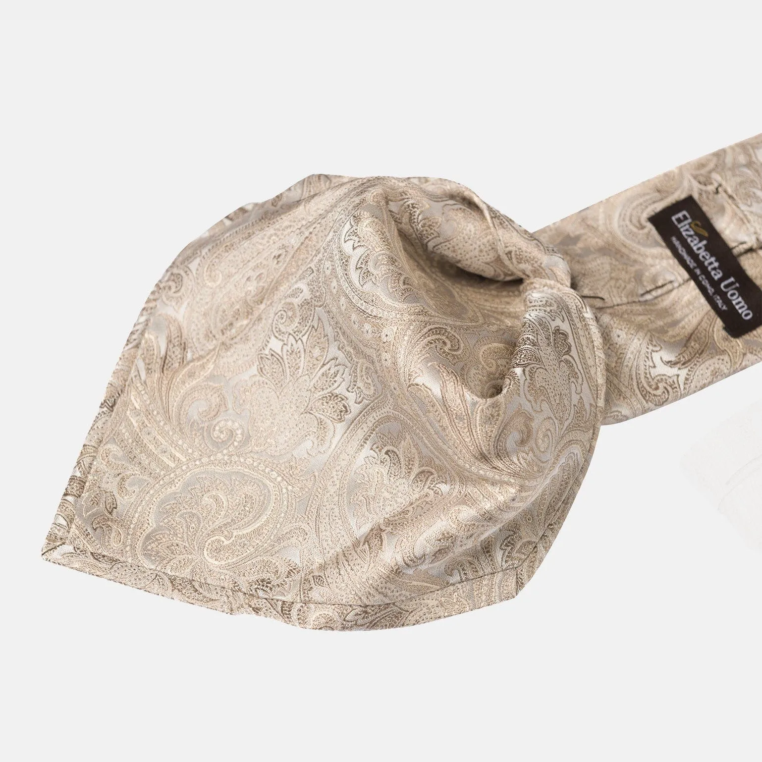 Montecarlo - Silk Jacquard Tie - Champagne
