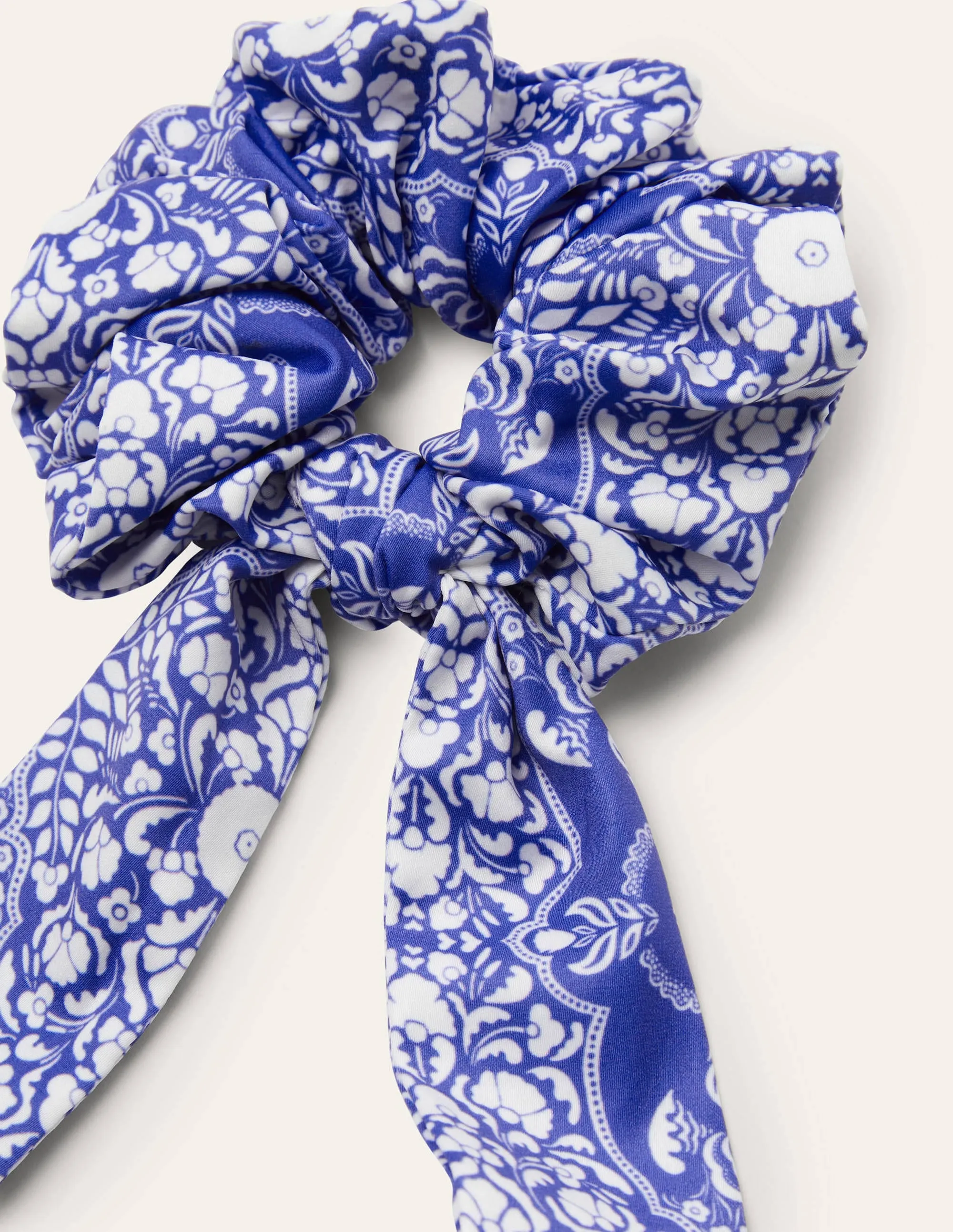 Scarf Hair Scrunchie-Bluebell, Passion Bloom