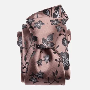 Silvio - Silk Jacquard Tie - Dusty Rose