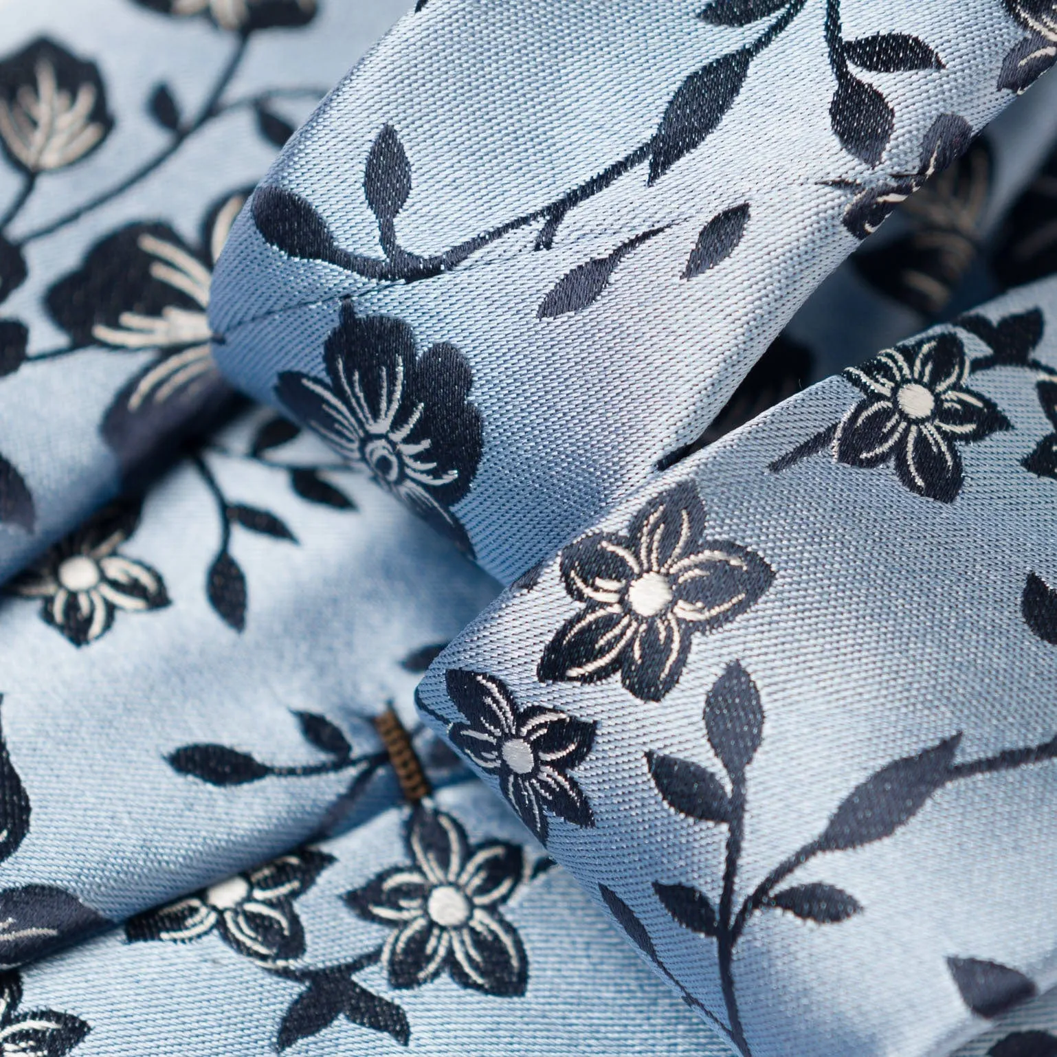 Silvio - Silk Jacquard Tie - Sky Blue