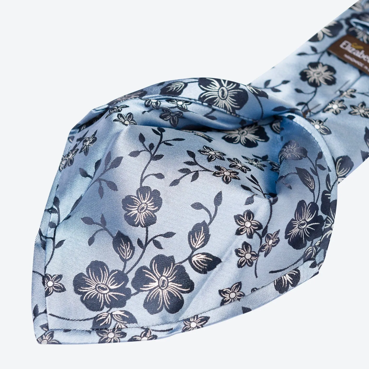 Silvio - Silk Jacquard Tie - Sky Blue