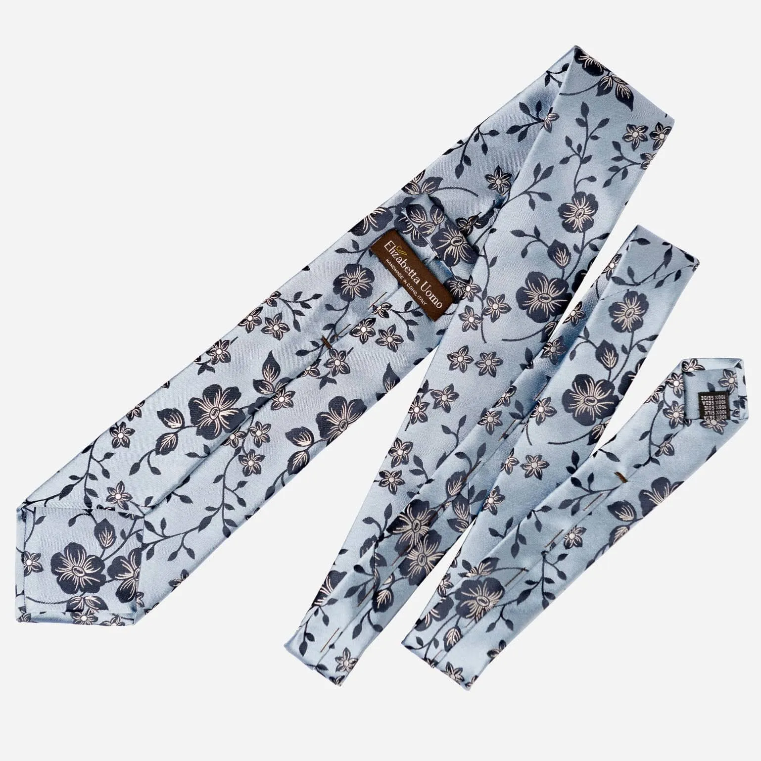 Silvio - Silk Jacquard Tie - Sky Blue
