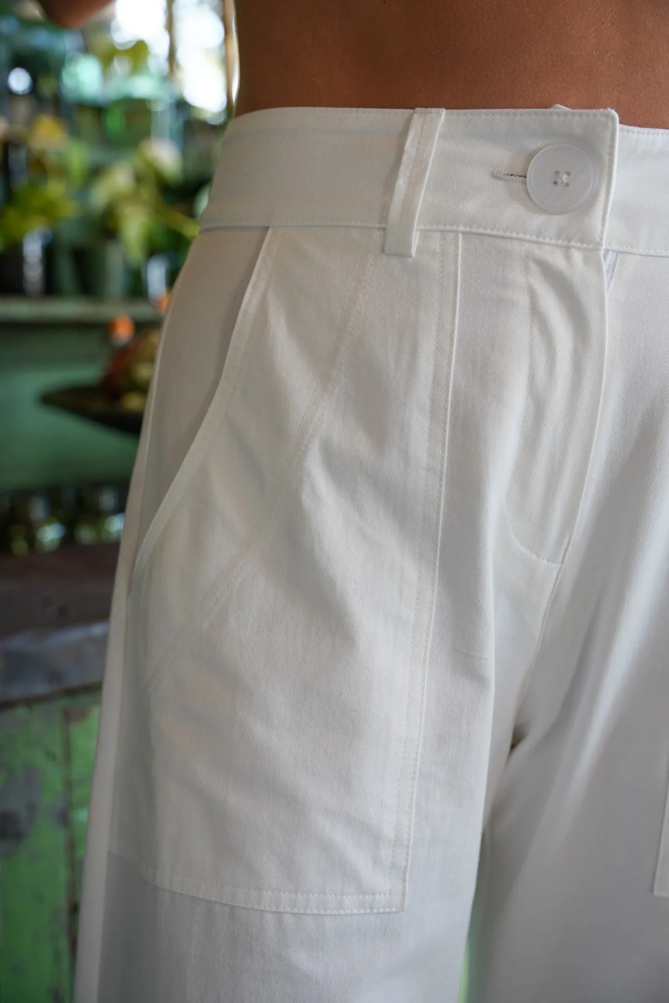 White Summer Pants