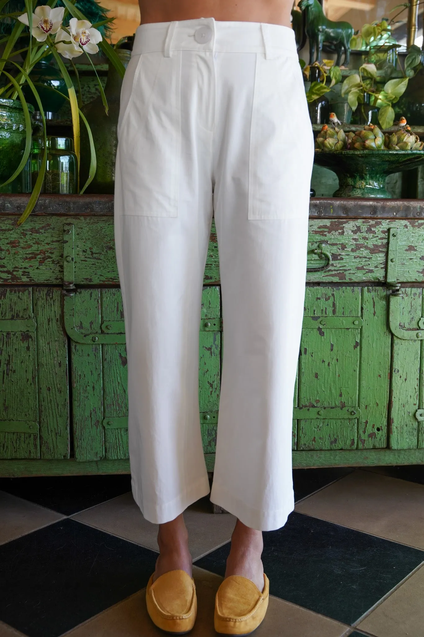White Summer Pants